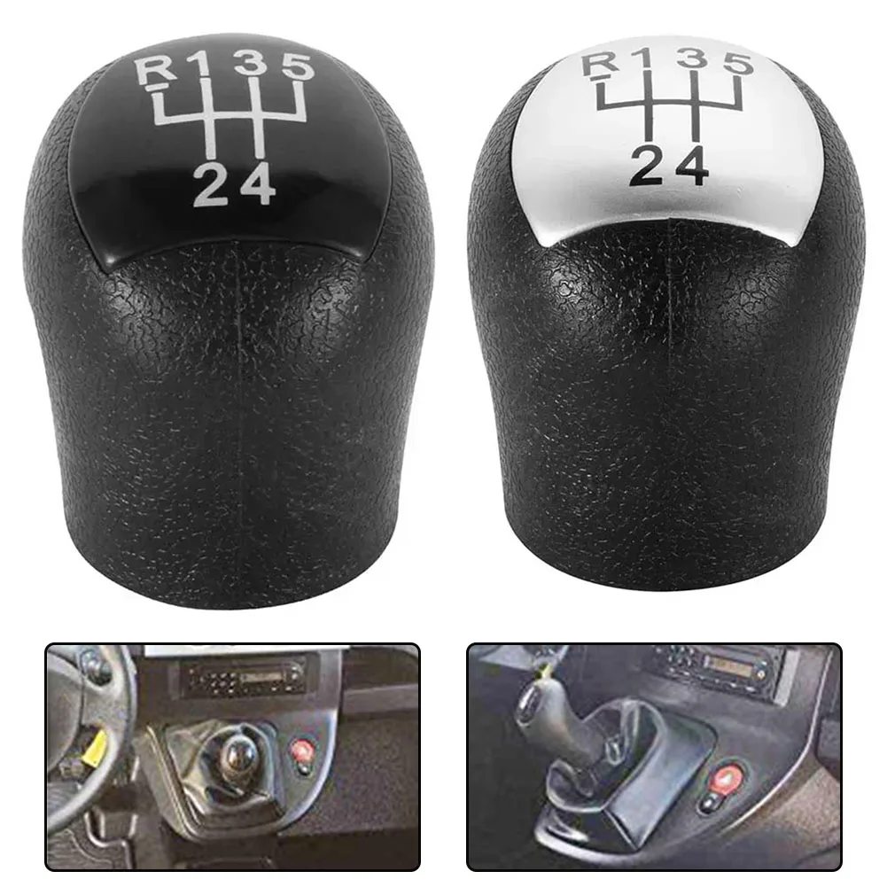 Gear Shift Knob For Twingo Kangoo For Clio II 2 MK2 Logan ABS Car Lever Shifter For Megane For Laguna For Scenic Interior Parts