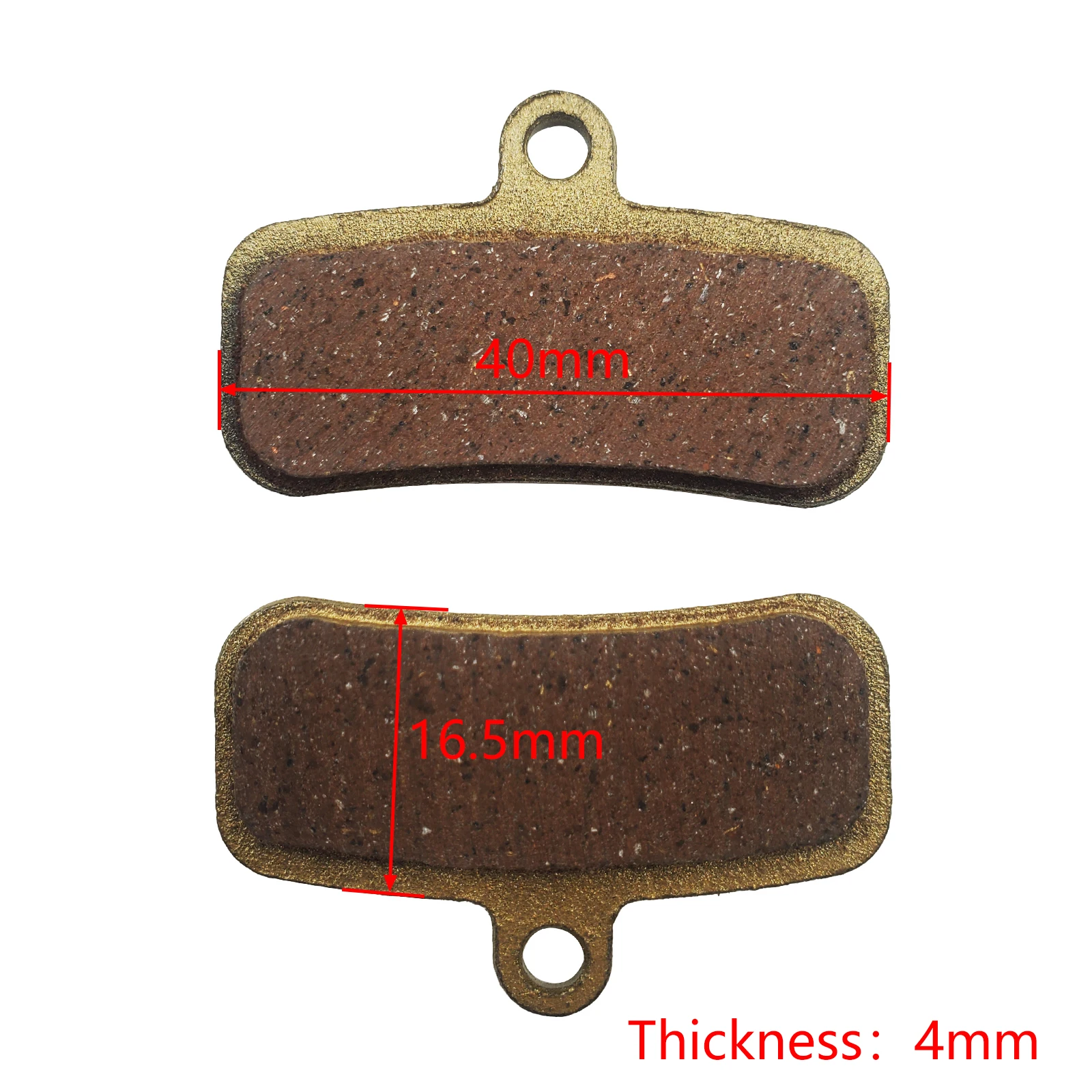 1 Pair Motorcycle Front and Rear Silent Brake Pads Disc Brake Pads for Sur Ron Sur-Ron Surron Light Bee Electric Dirt Pit Bike