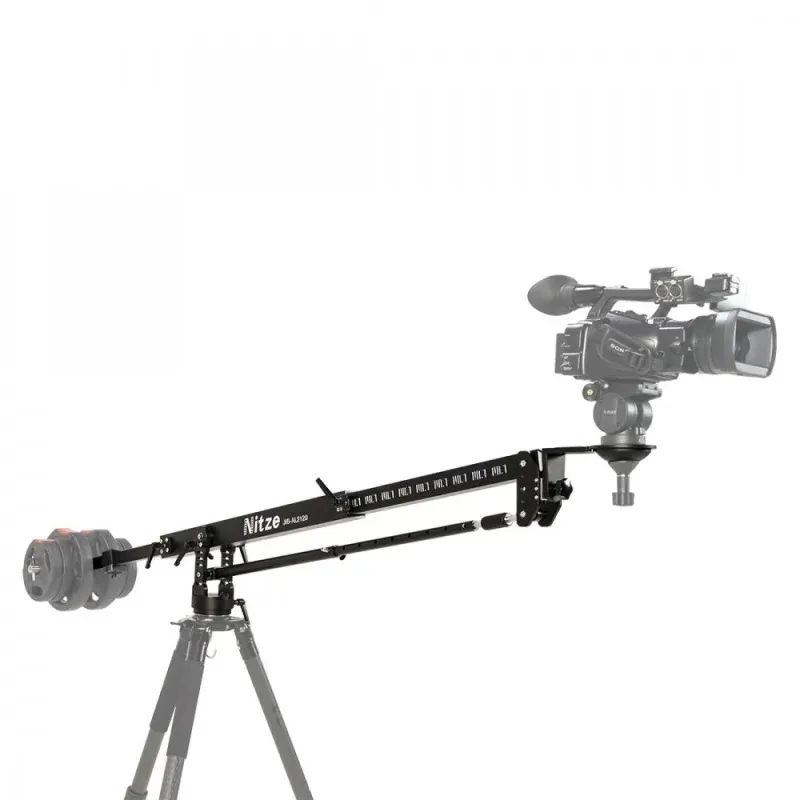 Nitze câmera profissional jib guindaste braço pan 100mm tigela quilith carry bag 20kg carga, para vídeo dslr micro único