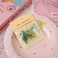 hair clips green
