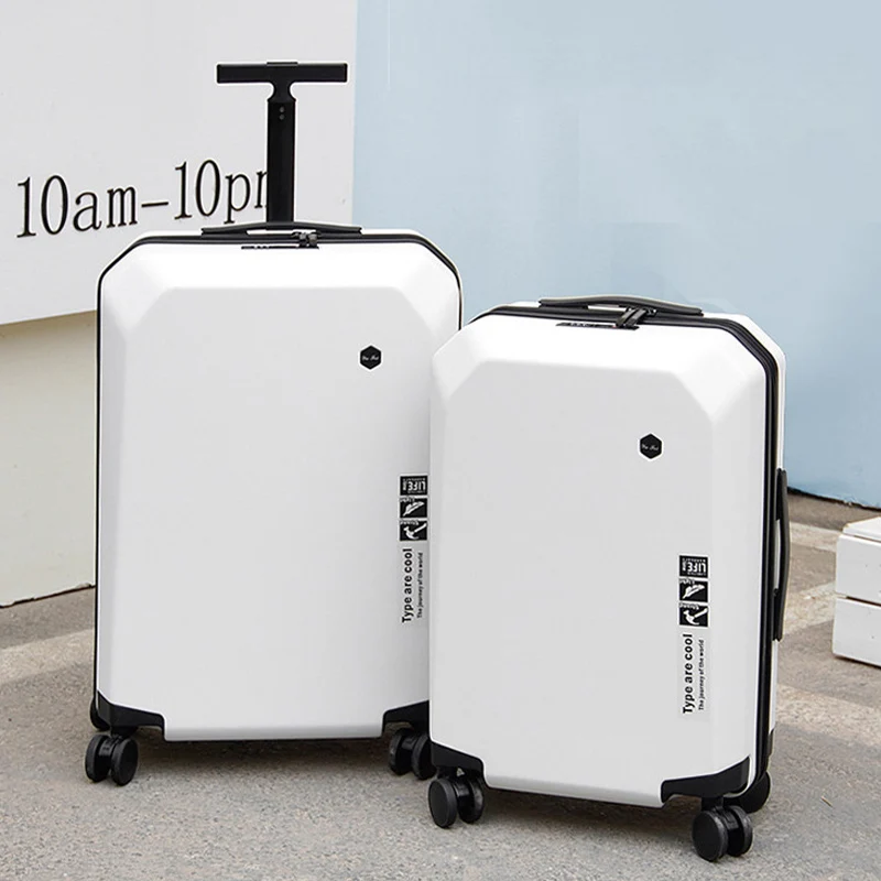 

Чемодан из поликарбоната, унисекс, 20-дюймовый легкий чемодан для ручной клади, 26-дюймовый дорожный чемодан с кодовым замком и бесшумными колесами