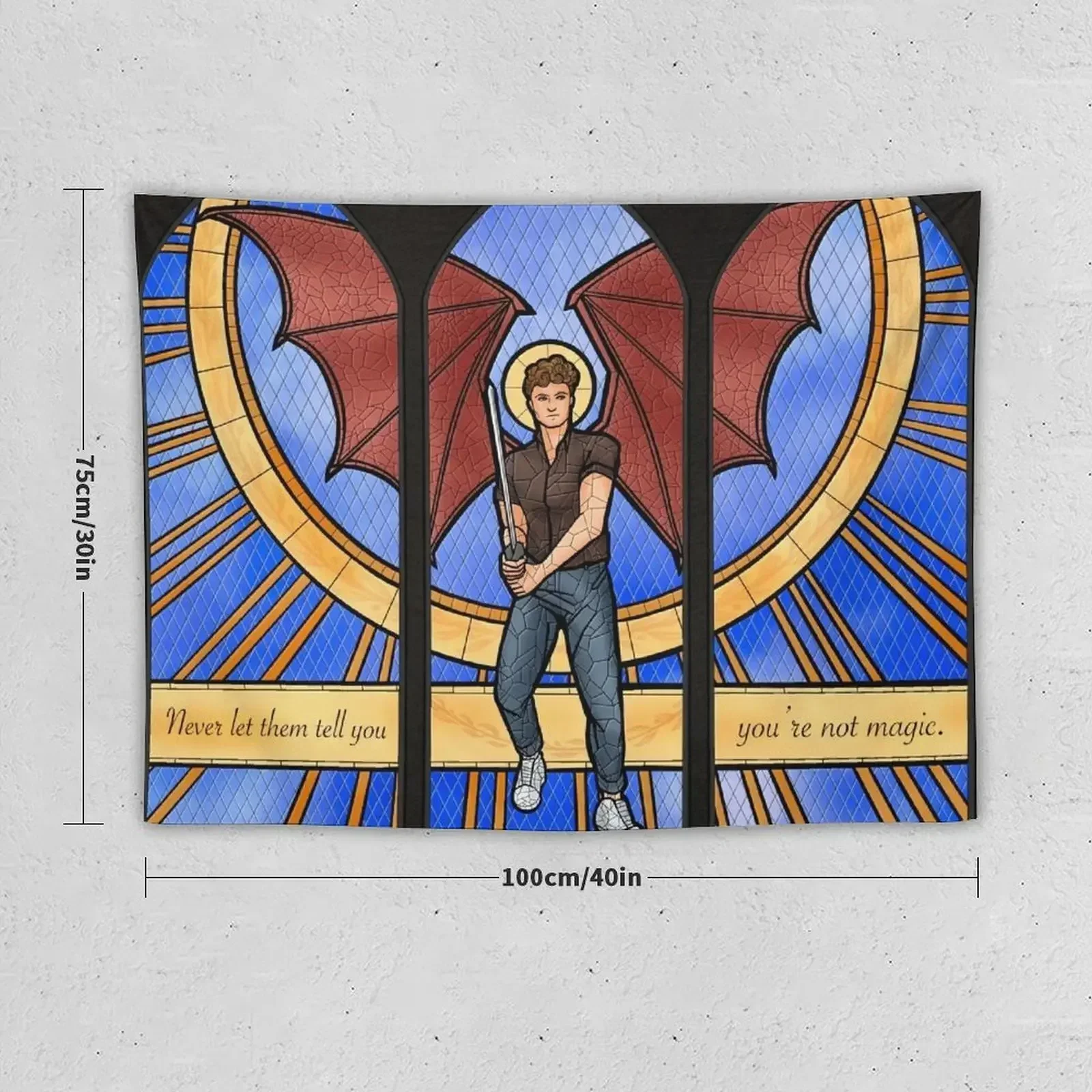 Simon Snow Stained Glass / Any Way The Wind Blows Tapestry Decoration Pictures Room Wall Wall Hanging Wall Tapestry