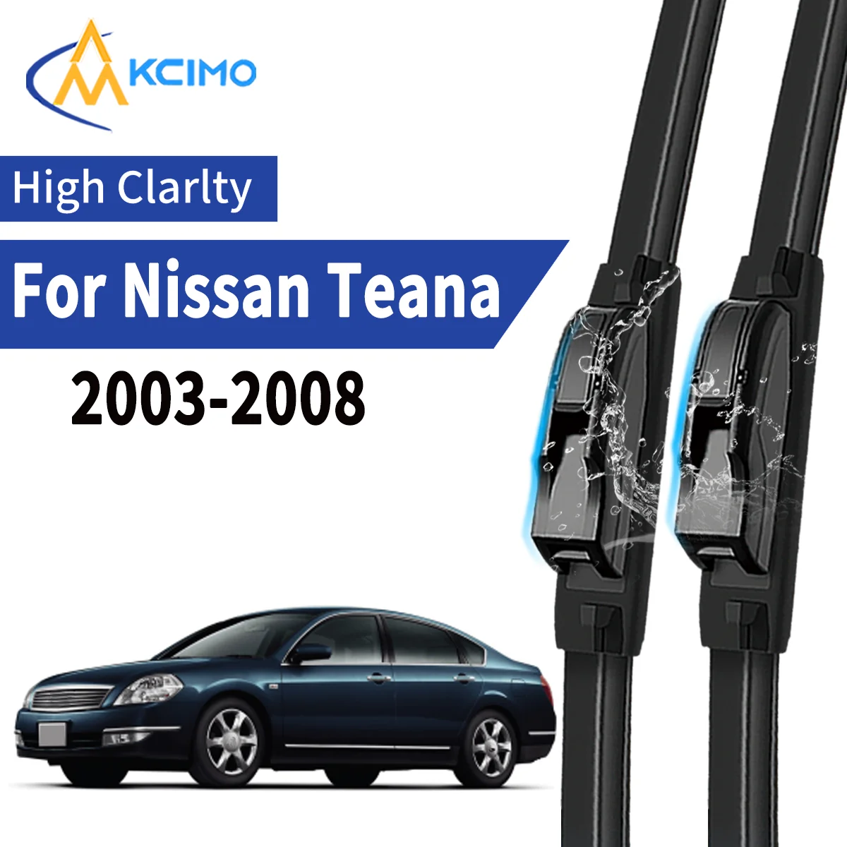 

2pcs Car Front Wiper Blades For Nissan Teana J31 2003-2008 Windscreen Windshield Wipers Silent Rubber Auto Accessories Replaceme