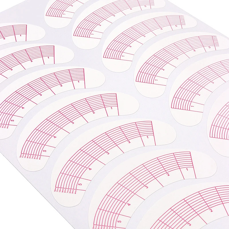 Autocollants de Cartographie de Cils, Mise à Niveau, 70 Paires, Embouts de Positionnement sous les Yeux, pour Extension, Patch en Papier