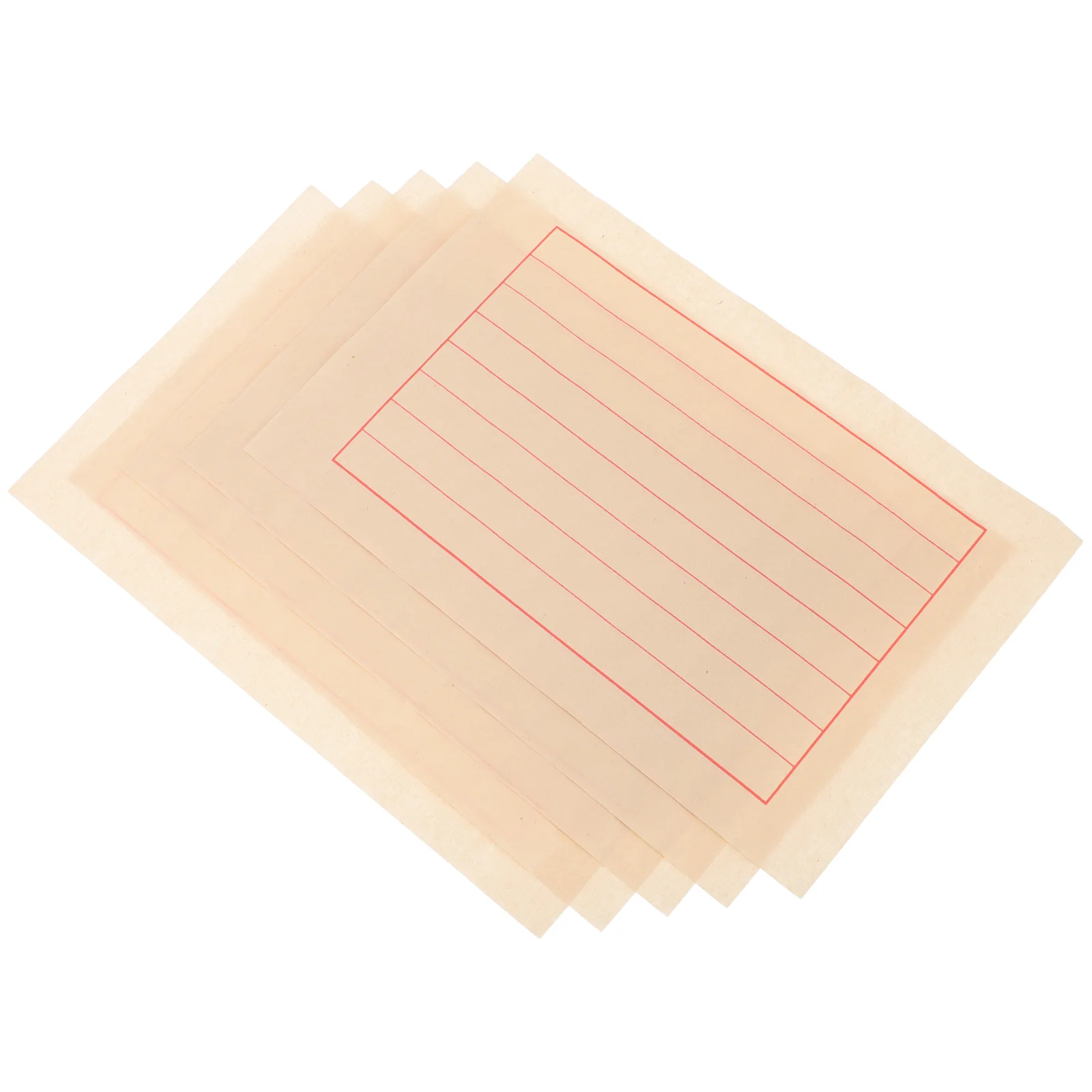 50 Sheets Rice Paper Calligraphy for Beginners Practice Writing Soft Pen Supplies Xuan Chinese