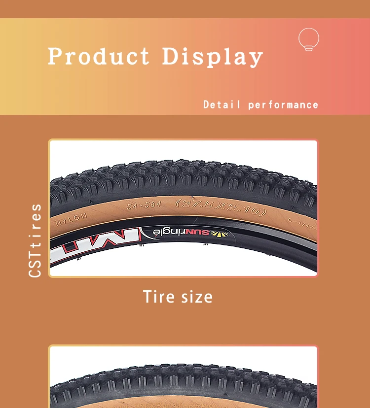 Mountainbike Reifen Teile Puncture Resistent Fahrrad Reifen Off Road Reifen CST C1747Jack Kaninchen 29x2,25, 26x2,1, 27,5x2,10, 2,25 – Detail 5