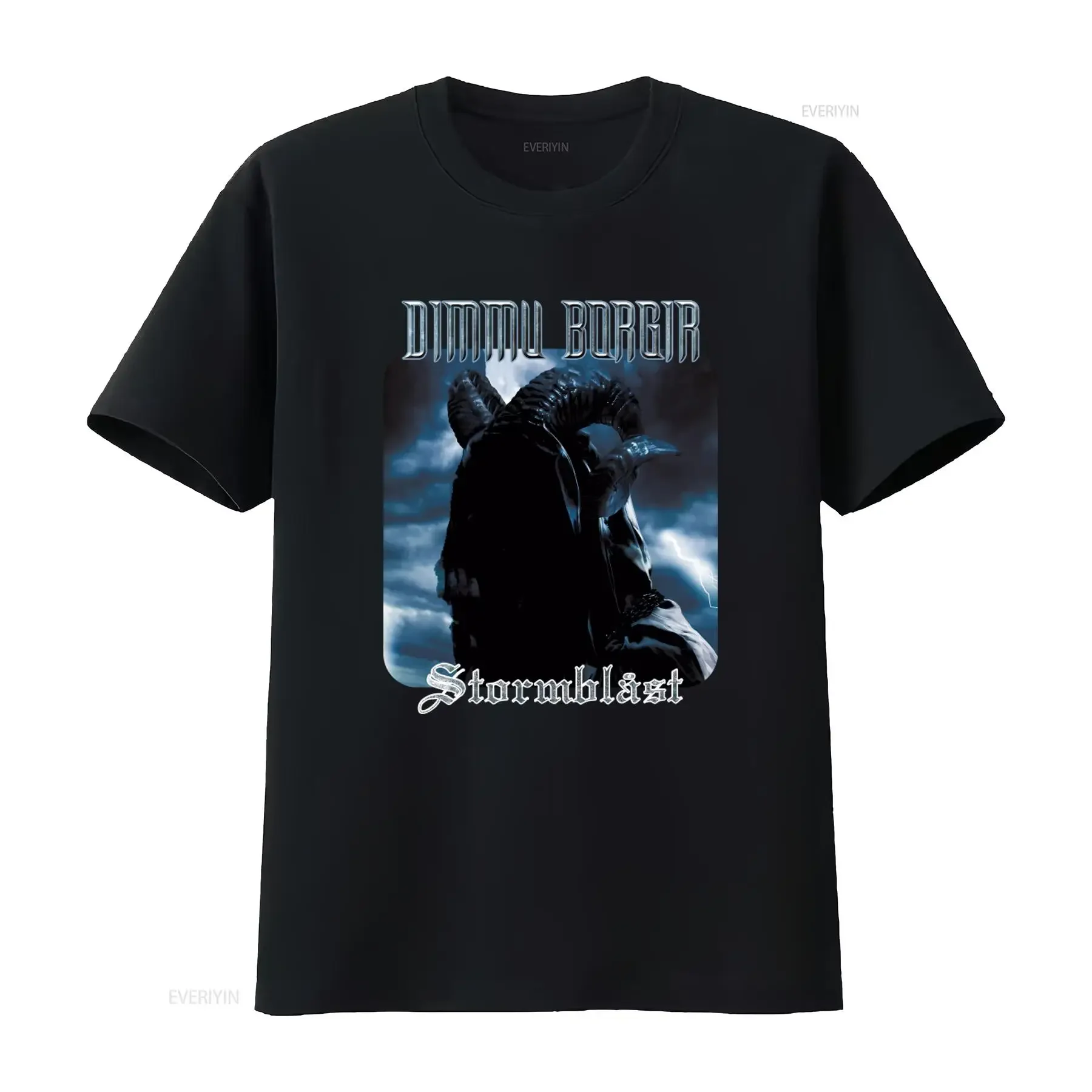 DIMMU BORGIR Stormblast T Shirt Perfect for Metal Fans with Unique Design vintage Washed Versatile Top For Everyday Wear Casual
