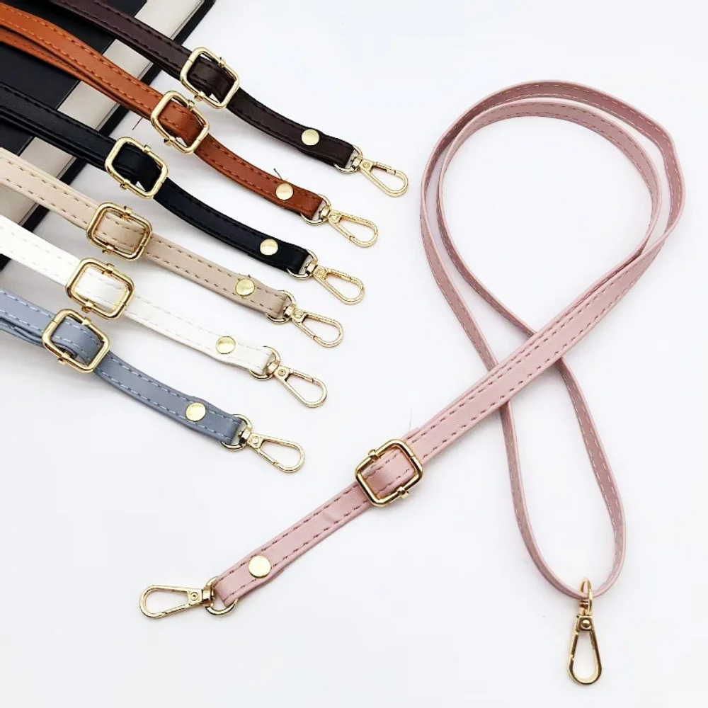 130cm PU Leather Bag Strap Long Adjustable Handbag Belt Replacement Bag Handheld Shoulder Straps For Women Bag Accessories