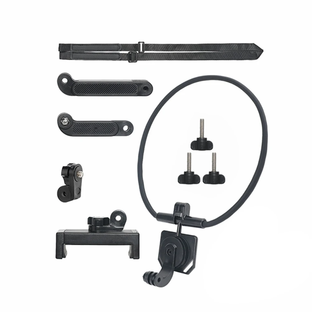 

Neck Mounted Smartphone Bracket for Live Streaming Sports Fishing Running Cycling Outdoor Use ABS 18x21x3CM Compact Size