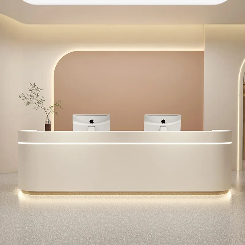 

Italian Style Medical Dental Clinic Reception Desks Beauty Salon Designer Reception Desks Simplicity Furniture Receptionen HBRD