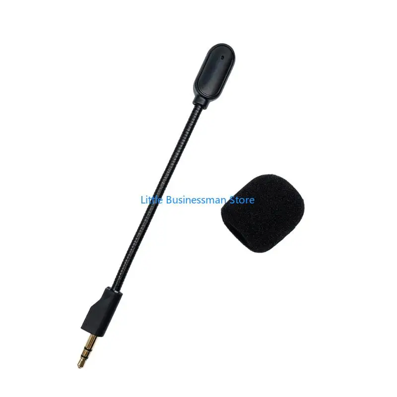Schwarzes Headset-Mikrofon für GPRO, flexibler Galgen mit Schaumstoff-Windschutzscheibe und ABS-Außengehäuse, 14 5 5 Zoll – Detail 8