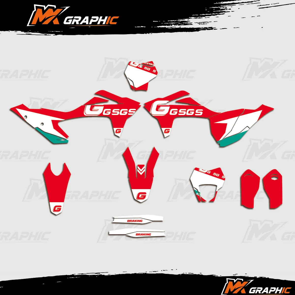 

Motorcycle Sticker Graphic Decal Kit DECO For Gas Gas EC ECF MX MC MCF 125 250 300 350 450 2021 2022 2023
