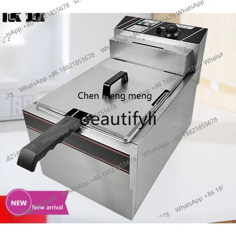 Single-cylinder Desktop Electric Fryer Commercial Multi-functional Double-cylinder Desktop Deep FryerX