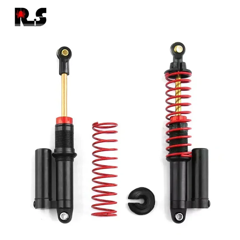 

2pcs 100mm Metal Shock Absorber Piggyback For 1/10 1/8 RC Car Rock Crawler TRX4 SCX10 90046 RBX10 YIKONG 4102 4103 KM2