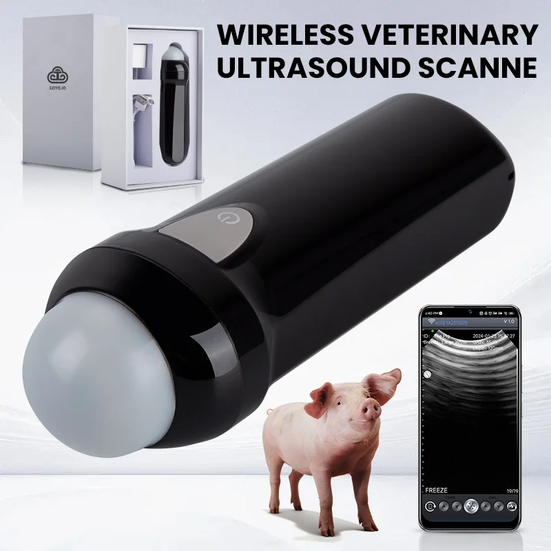 Wireless Mechanical Test Por Handheld Veterinary Scanner with 3.5 Mhz Probe Pig Sheep For Andorid
