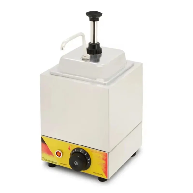 

Electric Heating Chocolate Melting Pots Single Cylinder Chocolate Melter Stainless Steel Sauce Dispenser with Thermostat