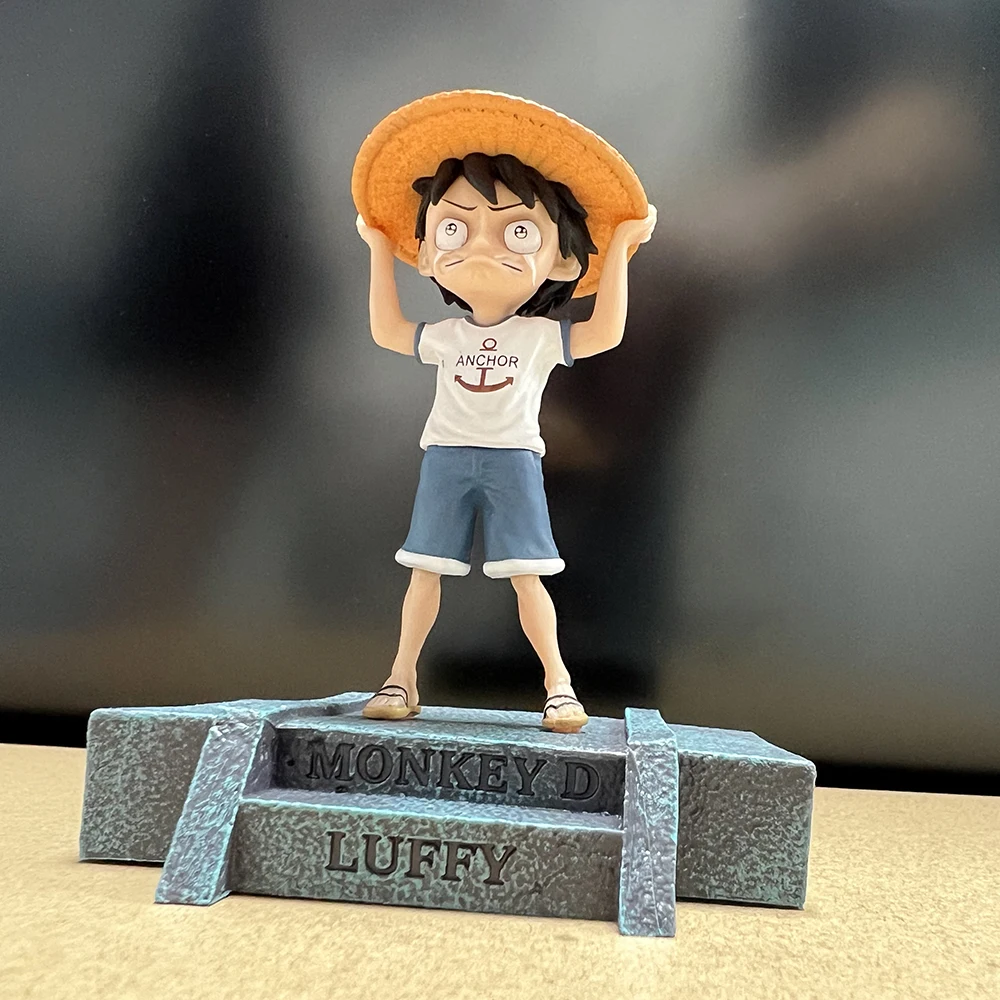 

8.5cm/3.35in Anime One Piece Figure Luffy Figure PVC Statue Collection Model Toys Gifts