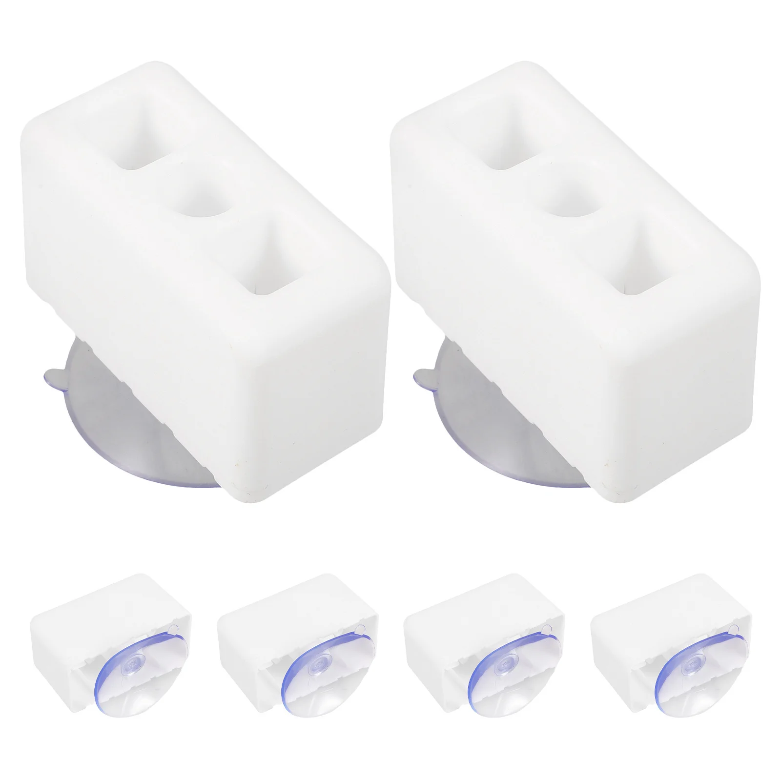 6 قطع من موصلات حظيرة الأطفال الآمنة، أداة تثبيت قابلة لإعادة الاستخدام بكأس شفط لتثبيت ألواح حظيرة الكلاب والجراء