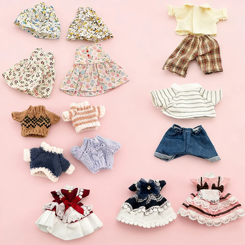 

1/12 scale doll accessories and clothing; dresses for 15–17 cm dolls; accessories for BJD/OB11 dolls