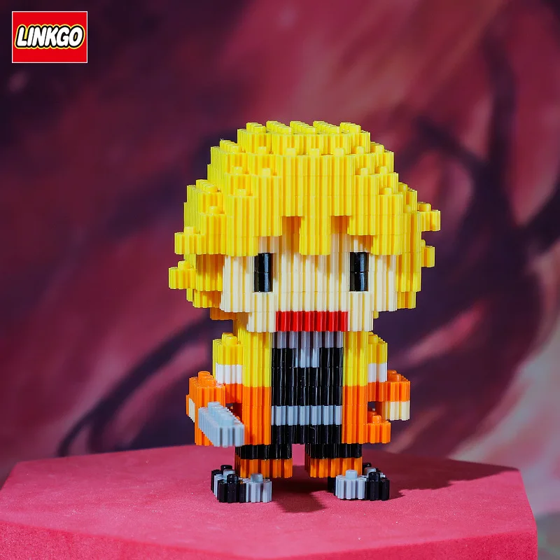 14 style Anime Samurai Tanjirou Nezuko Kyoujurou Giyuu mini bricks dolls action figures Bricks Toys For kid