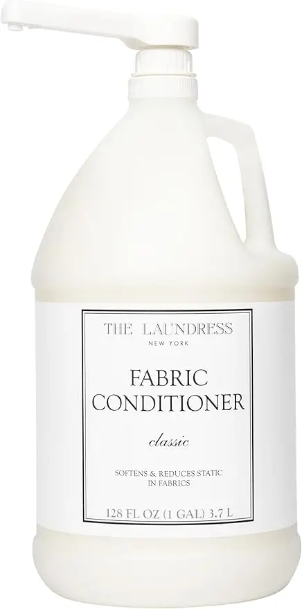 Signature Fabric Conditioner Classic Concentrated Fabric Softener Liquid Soften Fabrics Reduces Static 128 Fl OZ