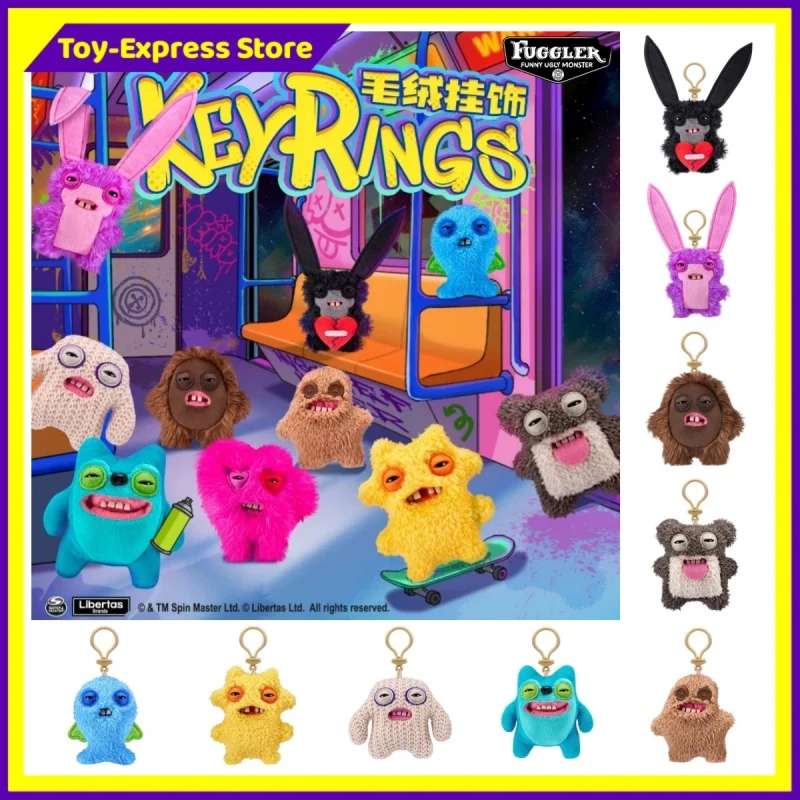 

Брелоки Fuggler Tooth Monster, плюшевые игрушки, брелок, милая кукла, забавные уродливые монстры для девочек и мальчиков, детские игрушки, аниме-фигурки, подарок для детей