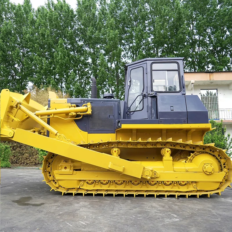 Powerful Excavator Portable Digger Machines Construction Vehicle for Digging with Bulldozer Plate