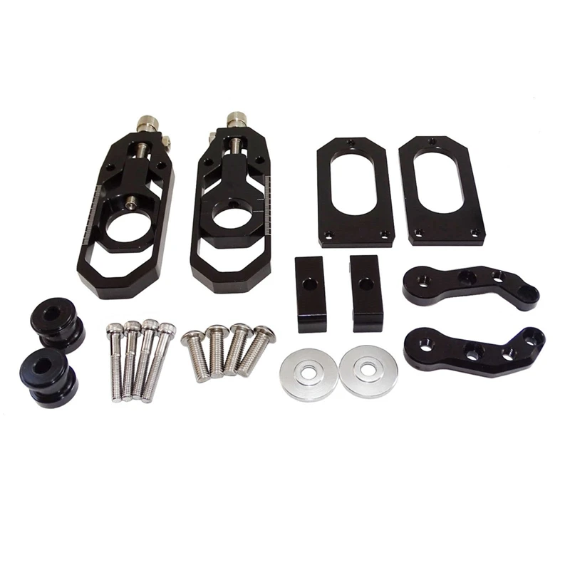 

Motorcycle Rear Chain Adjusters Tensioners with Lifting Spool for YZF R6 2006-2016 Chain Adjustment Adjuster