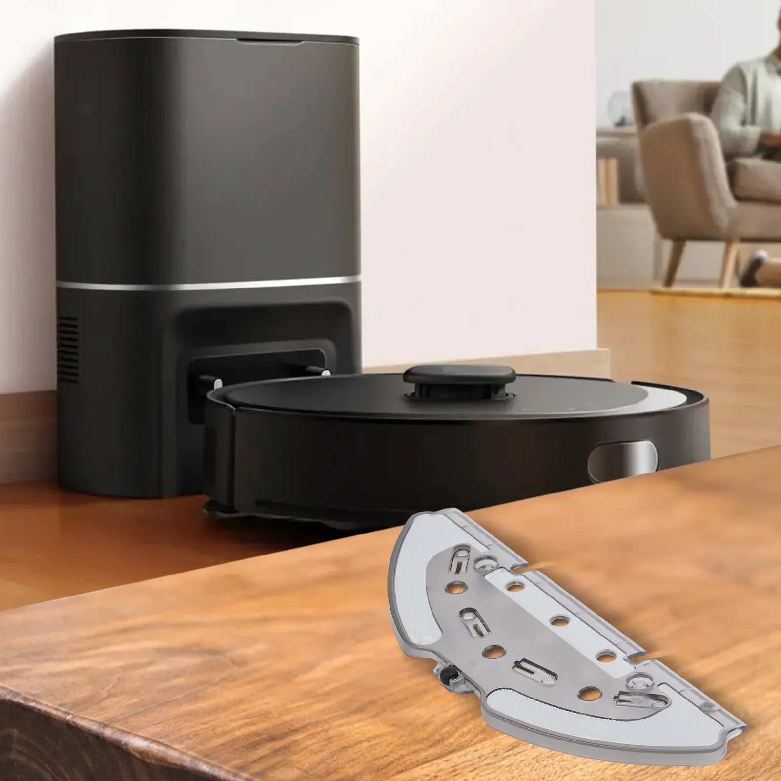 

Для Tapo RV20 робот-пылесос, держатель для швабры, замена для безопасной накладки для швабры, аксессуары для чистящих средств