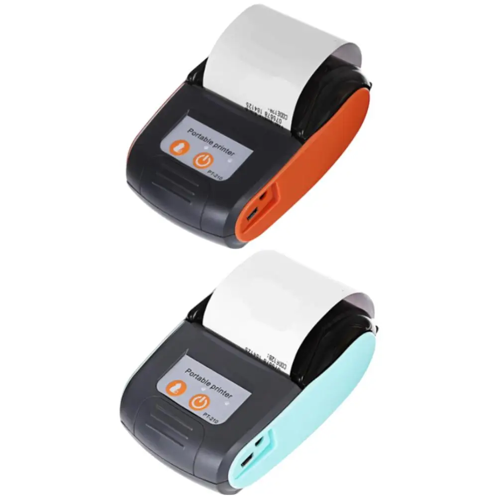 1 قطعة 58 مللي متر طابعة الإيصالات الحرارية طابعة الجيب اللاسلكية فاتورة فاتورة تذكرة Pos طابعة لضيافة البيع بالتجزئة الأعمال الصغيرة