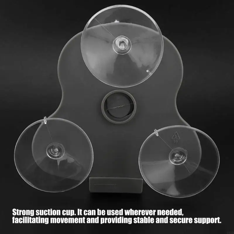 Easy Install Suction Cup Rotating Brush For Complete Glass Cleaning Practical 360 Degree Rotating Cup Scrubber 0XXB