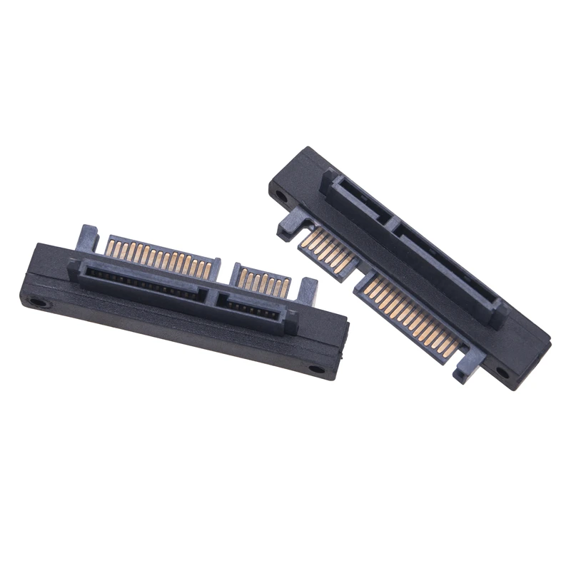 SFF-8482 SAS para SATA 3.0 Adaptador 22Pin SATA para SATA Conector Conversor Reto 180 Graus Vertical 90 Graus Riser para HDD SSD