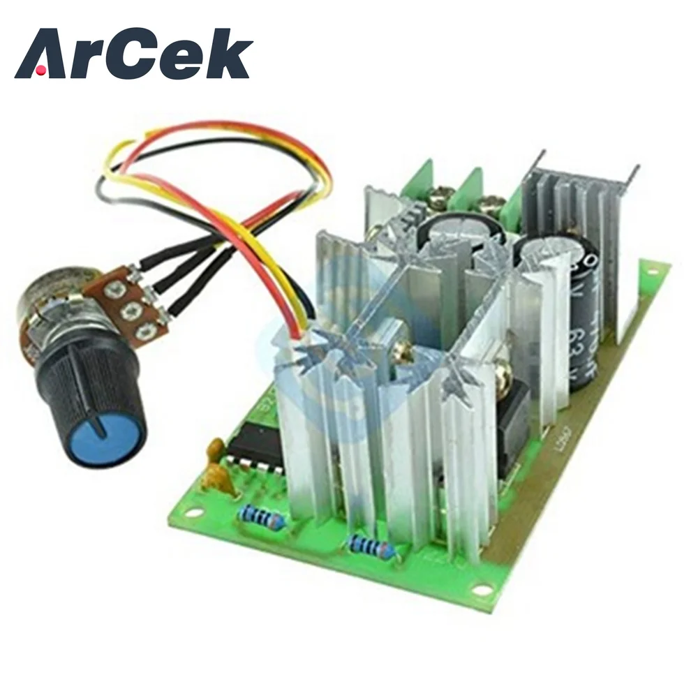 Universal DC 10-60V Motor Speed Control Regulator PWM Motor Speed Controller Switch 20A Regulator High Power Drive Module