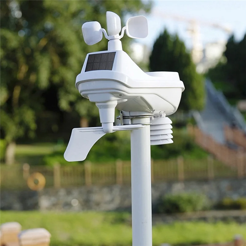 SQPP-7 в 1, Wi-Fi метеостанция с дистанционным мониторингом, внутренний и наружный указатель температуры и влажности, вилка стандарта США