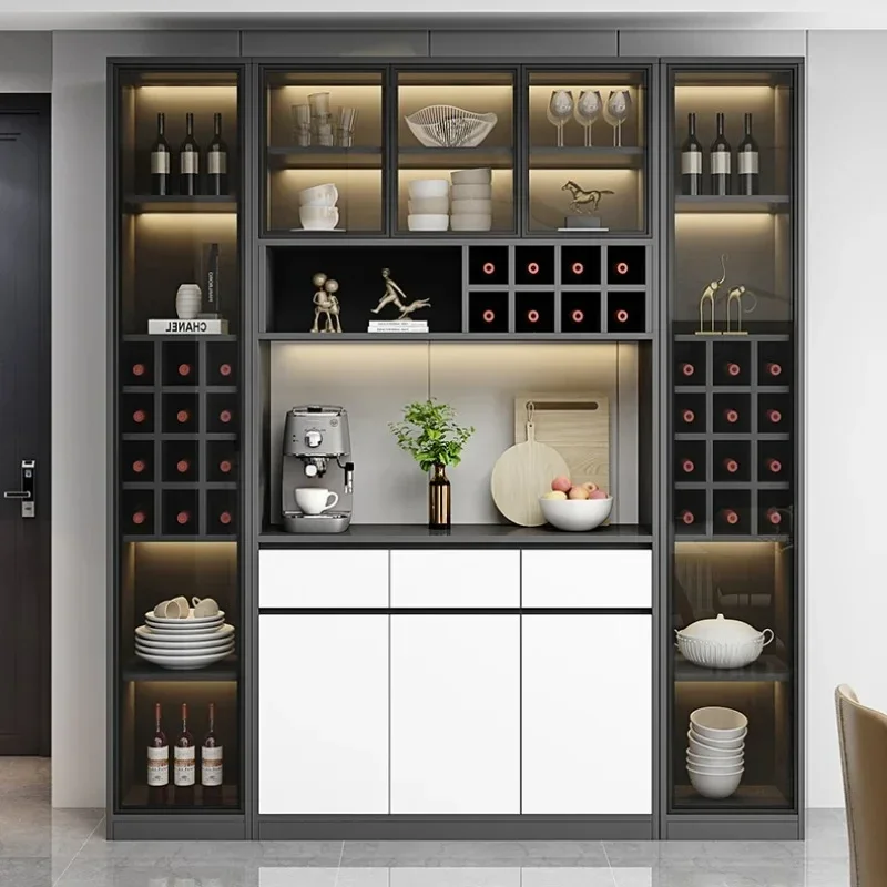 New Liquor Home Wine Cabinets Display Living Room Modern Storage Wine Cabinets Simplicity Glass Botellero Vino Furniture