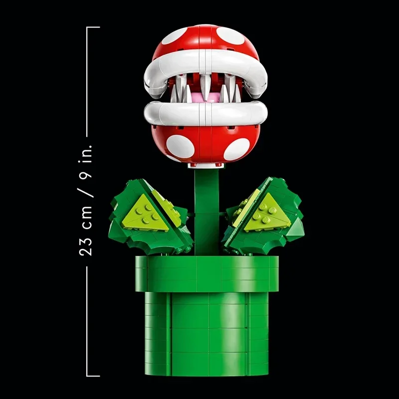 540pcs Piranha Plant Building Blocks Model Swallowing Flowers Creative Bricks Assembling Toys For Boys Gift Sets