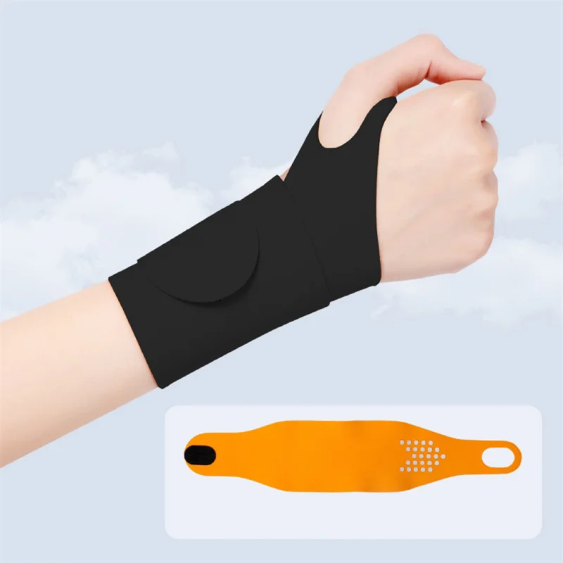 1Pcs Adjustable Thin Compression Wrist Guard Sprain Wrist Brace Wrist Exercise Safety Support Tendon Sheath Pain For Men Women