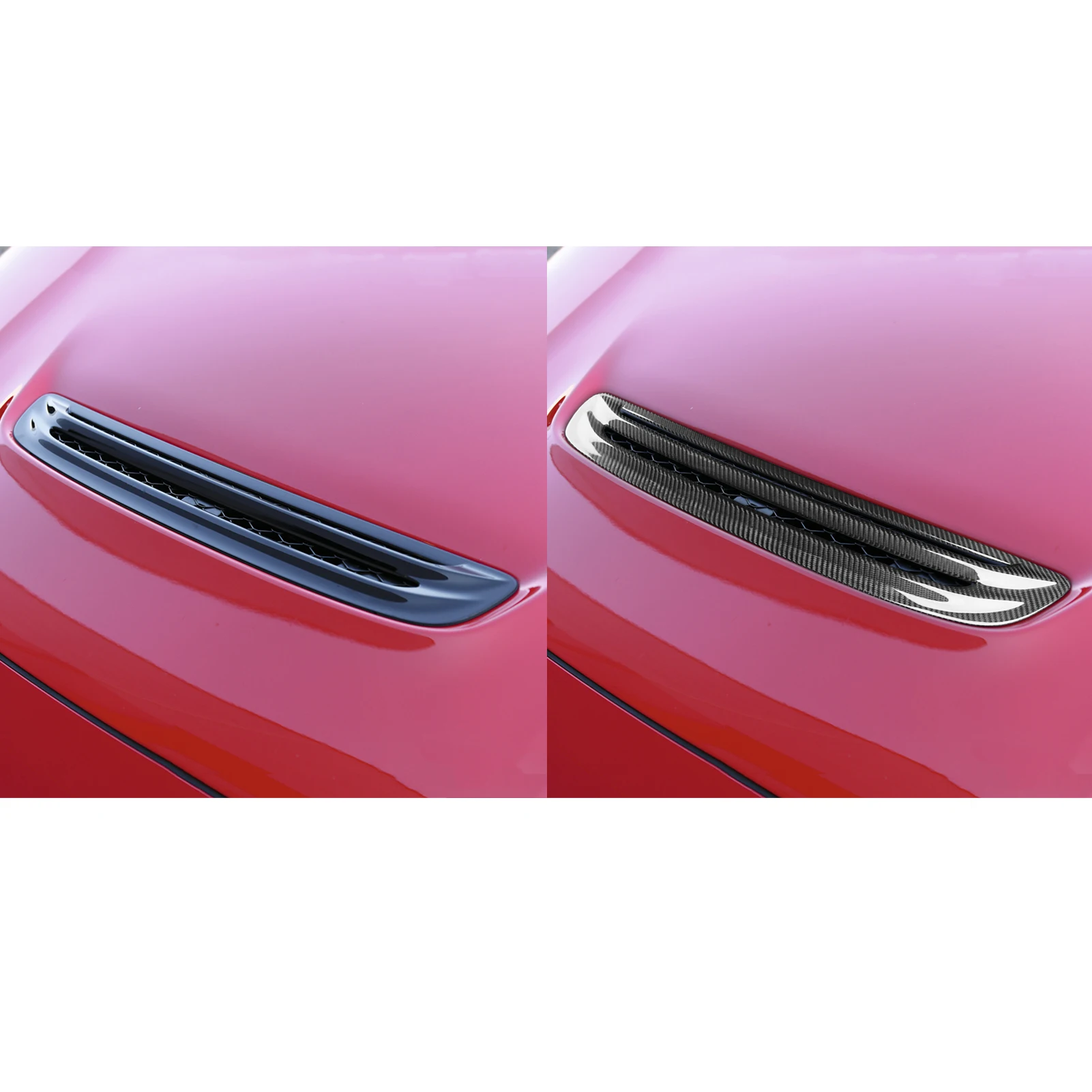 For Honda Civic Type R FL5 2022+ Real Carbon Fiber Air Vent Cover Decorative Exterior Accessories Modification Sticker Gift