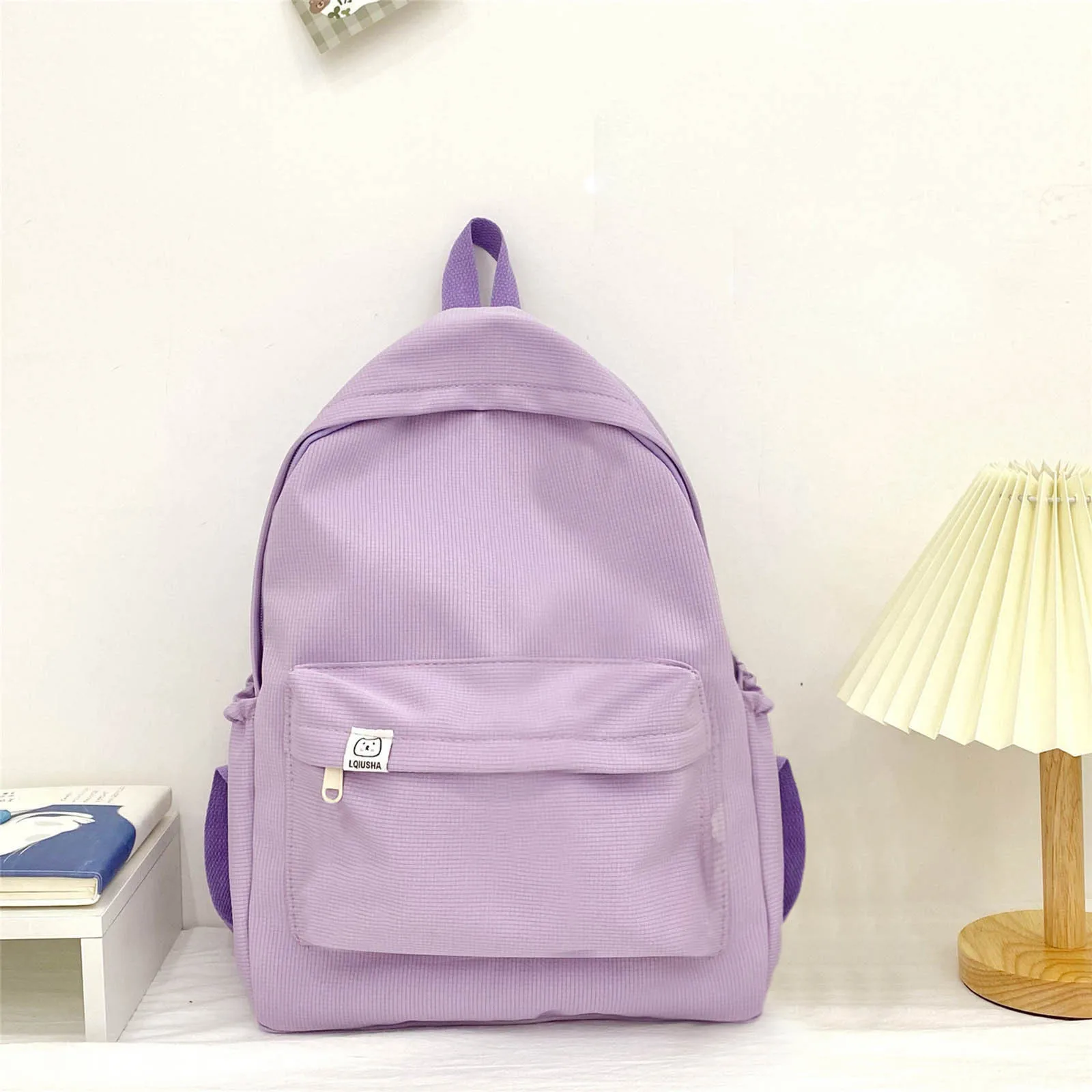 New Female Fashion Lady High Capacity Waterproof College Backpack Trendy Girls Laptop School Bags Cute Girl Travel Book Bag