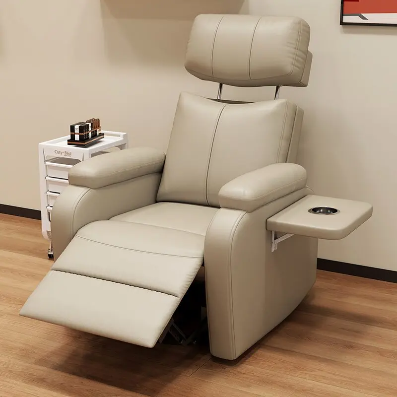 *Internet celebrity hair salon chair electric reclining physiotherapy perm and dye hair care beauty electric care chair
