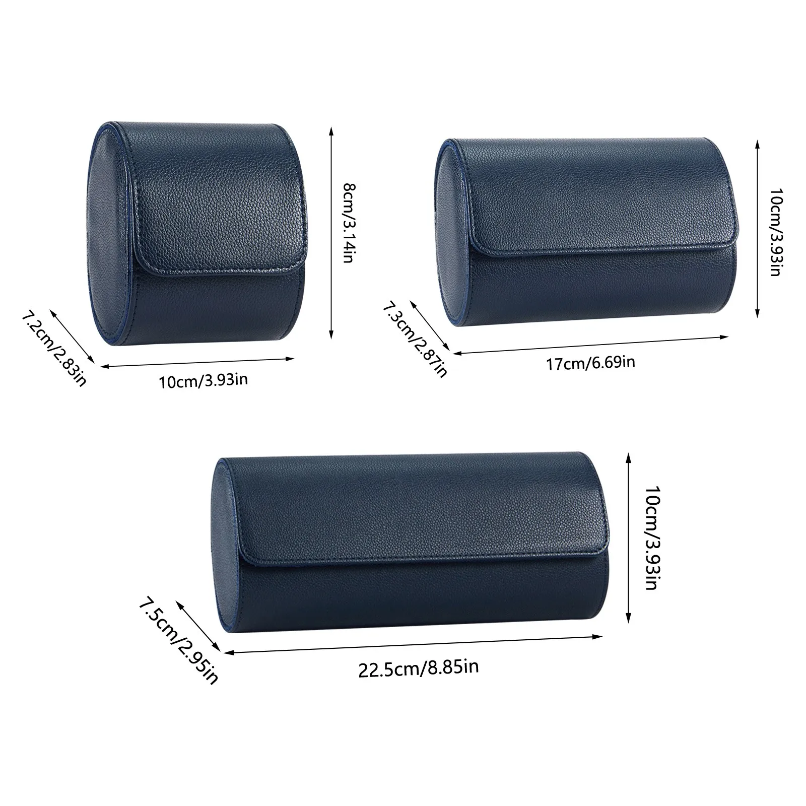 High-end Jewelry Box Simple Watch Storage Box 1/2/3 Slots Travel Business Watch Box Gift Box Valentine's Day Gift Container