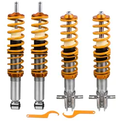 Coilover Lowering Shock strut Kit for VW Golf MK1 17 Scirocco MK1 MK2 Adjustable Height Coilovers Shock Abosrober Spring Strut