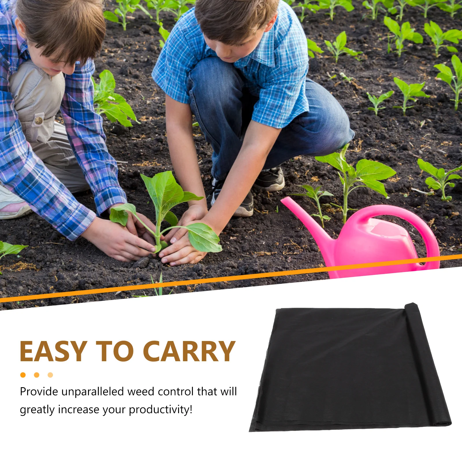 

Grass Cloth Fabric Durable PE Material Gardening Ground Cloth Tree Protector Mat Plant Growth Tent