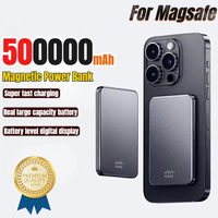 500000mAh Magnetic Power Bank Large Capacity Wireless Fast Charging External Battery for Magsafe for iPhone Huawei New