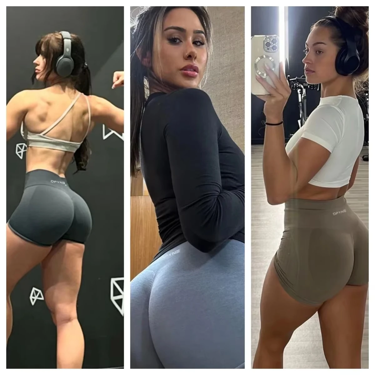 

TEVEO Fitness Pants Hottie Booty Lift Peach Quick Dry Tight Athletic Shorts Women's Running Pilates Yoga Pants Shorts