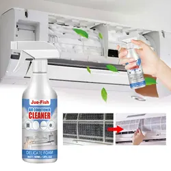 Air Conditioner Cleaner Deep Cleaning Radiators Fan Blade Remover Stain Deodorizer Smell Multipurpose Foam Cleaner Sprayer 60ml