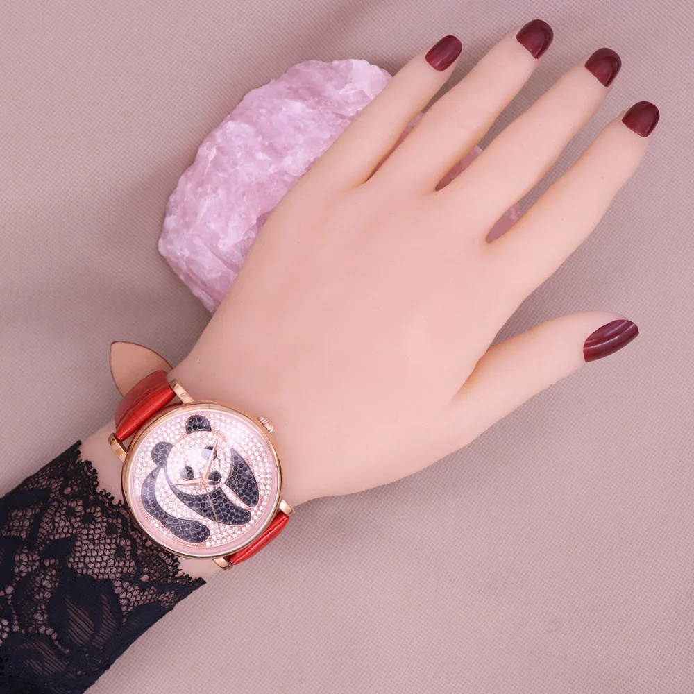 SALE!!! Discount Davena Crystal Rhinestones Men\'s Women\'s Watch Skull Panther Elephant Monkey Horse Dragon Eagle Panda No Box