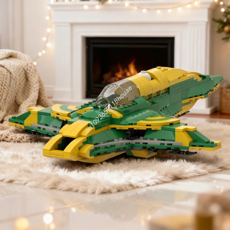 

394 шт. MOC Star Battle Нубийский дизайн Коллективная модель Razorfin N 4 Строительные блоки Строительные рождественские подарки Идея игрушек