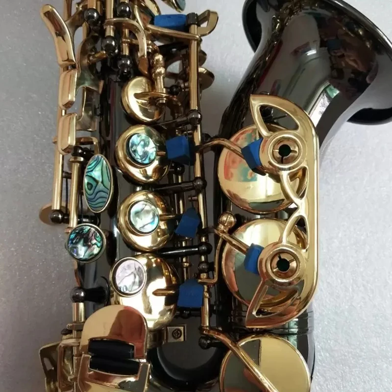 

High-end black nickel gold 991 original structure B-key professional bending high-pitched saxophone professional-grade tone SAX