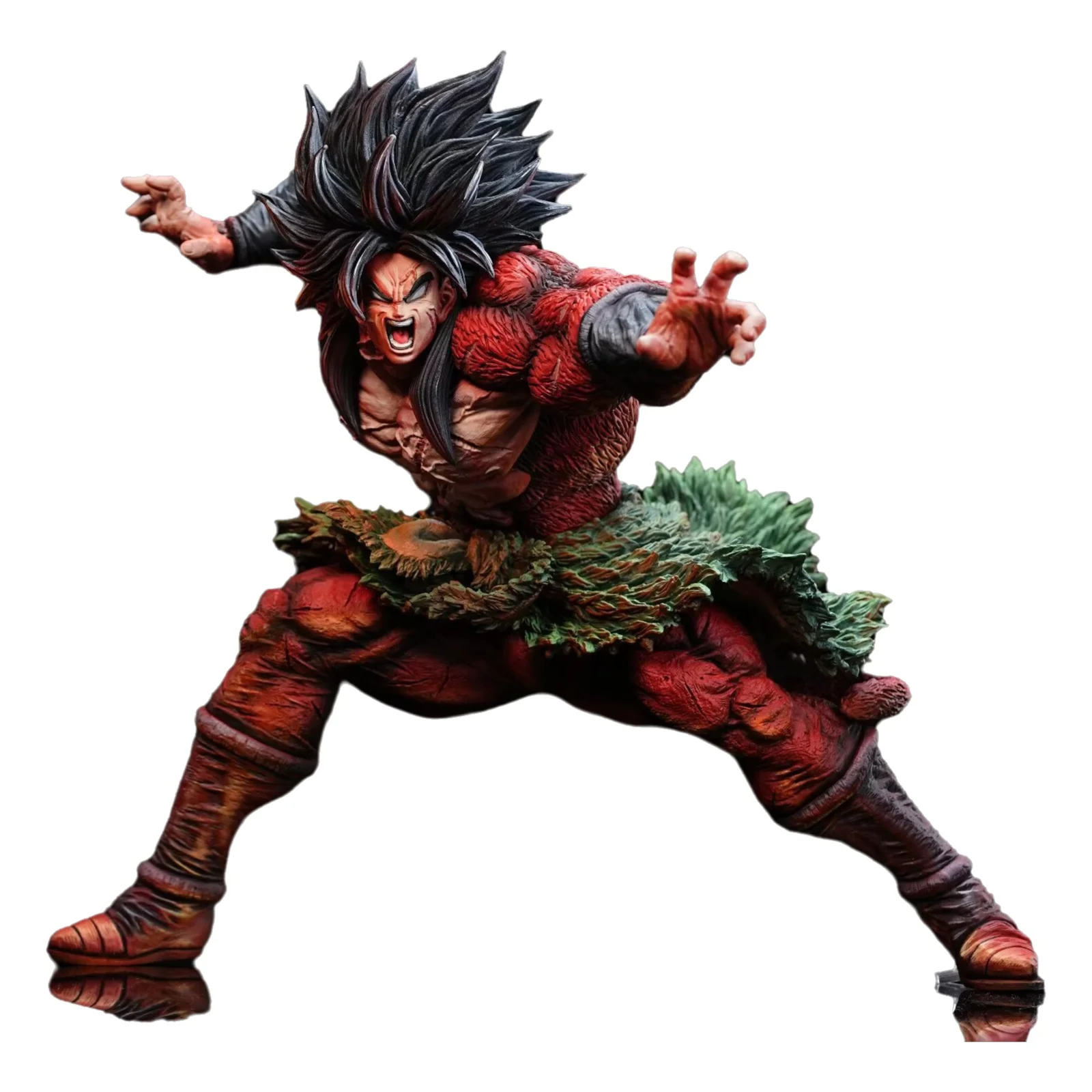 28cm dragon ball broli super saiyan 4 postura de preparação anime figura modelo estátua coleção decoração desktop ornamento brinquedos